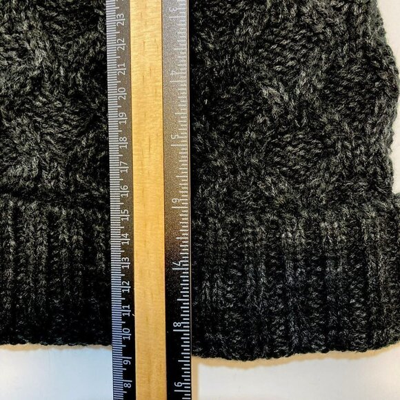 Frye & Co NWT Unisex Charcoal Rib Knit  Beanie w/ Cuff Hat Cap-OSFM-MSRP-$28 - Picture 10 of 12